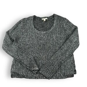 Eileen Fisher Sweater Womens‎ Size Small Shimmer Linen Blend Knit Italian Yarn
